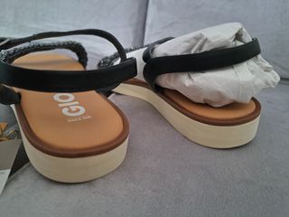 Sandalias Gioseppo Piel Negras Nuevas