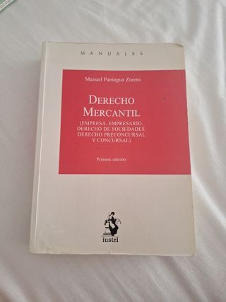 Derecho mercantil (empresa. empresario. derecho...