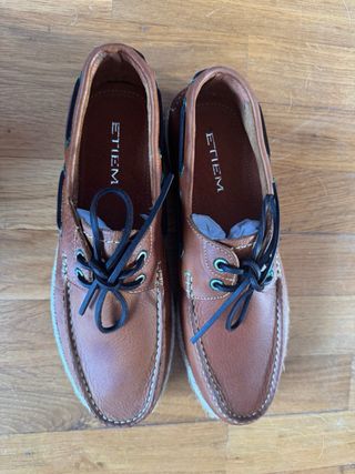 Etiem Zapatos Náuticos Marrones Talla 42