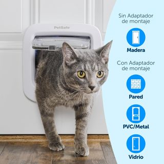 ✨ - PetSafe puerta microchip gato acceso selectivo