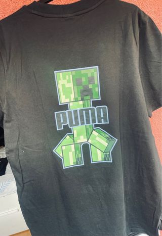 Camiseta Puma Minecraft Negra