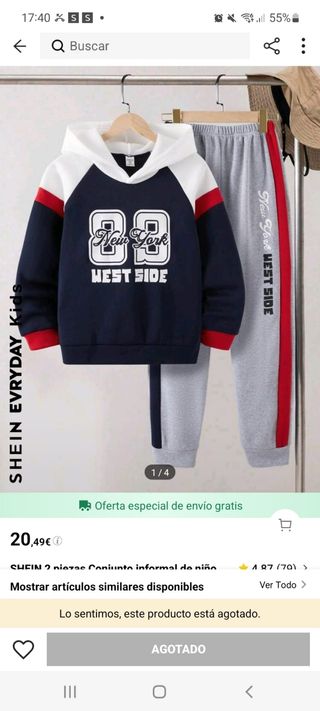 Conjunto deportivo con estampado de videojuegos
