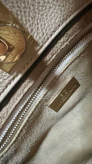 Bolso  Piel Purificación García Color Taupe 