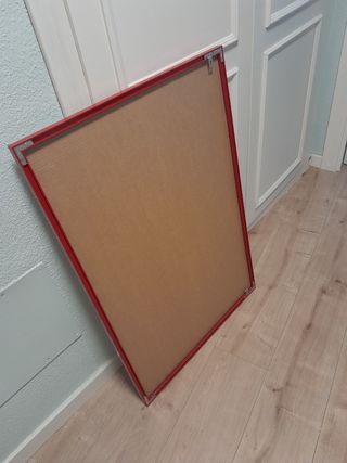 Espejo Ikea Marco Rojo Metálico 60x90