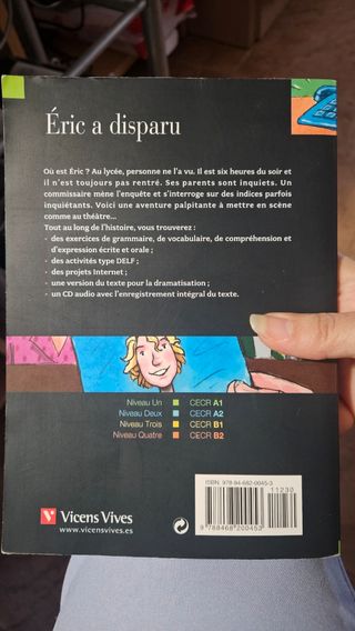 ERIC A DISPARU (AUDIO TELECHARGEABLE)
