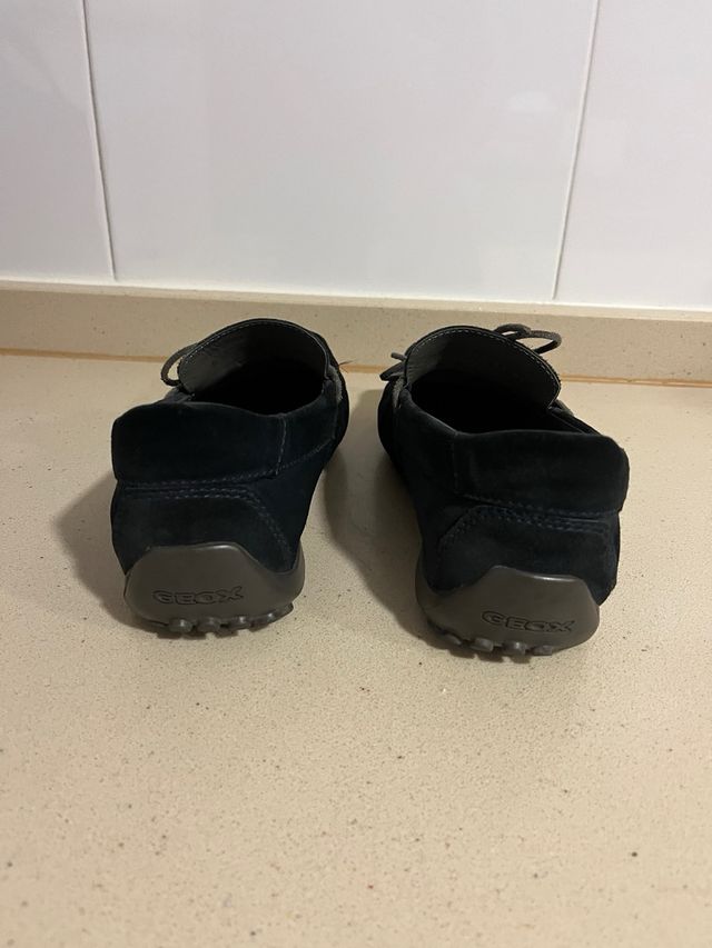 Mocasines Geox Hombre Azul Marino