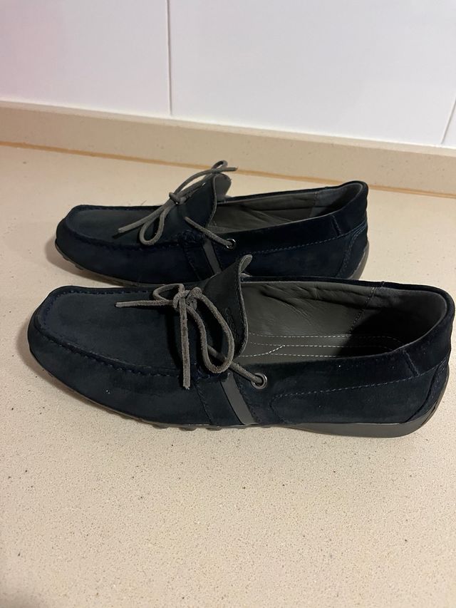 Mocasines Geox Hombre Azul Marino