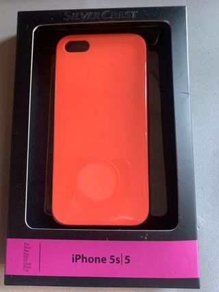 Funda iPhone 5S Silver Crest Naranja