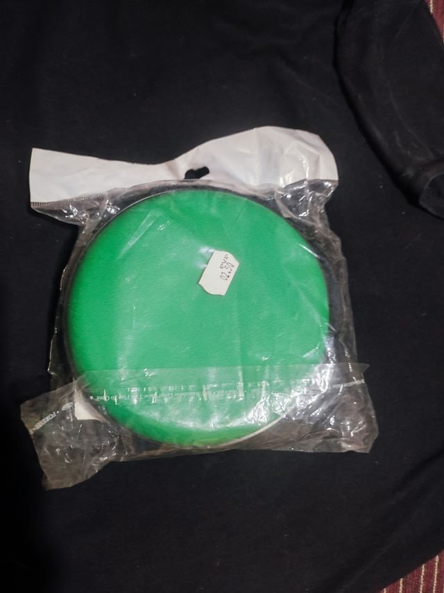 Porta CDs redondo verde