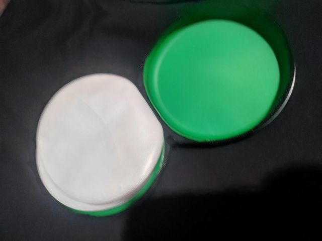 Porta CDs redondo verde