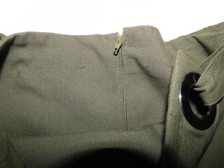 Falda-pantalón verde con cinturón