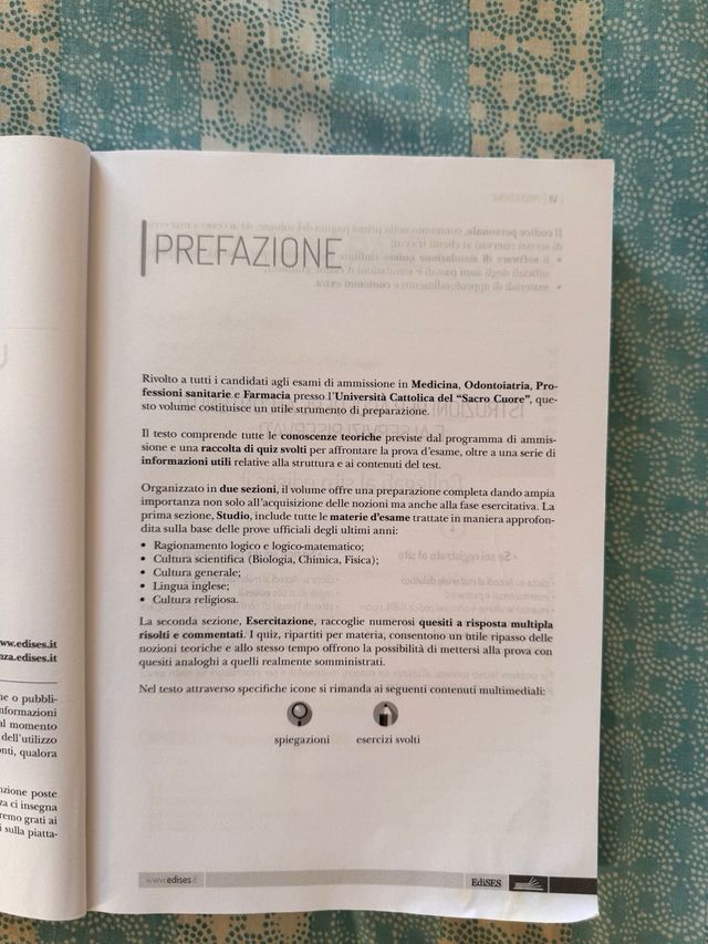 EDITEST CATTOLICA MED. MANUALE preparazione test