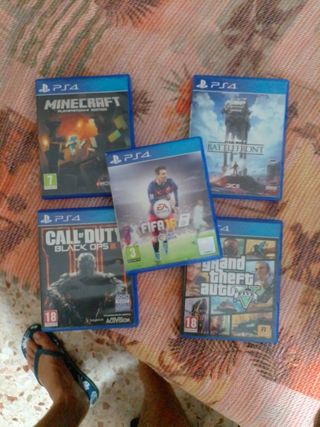 Giochi per PS4: Minecraft, Battlefront, Black Ops, FIF