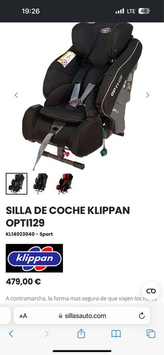 Silla de coche Klippan Century