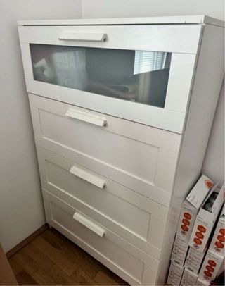Mueble 4 cajones Ikea blanco