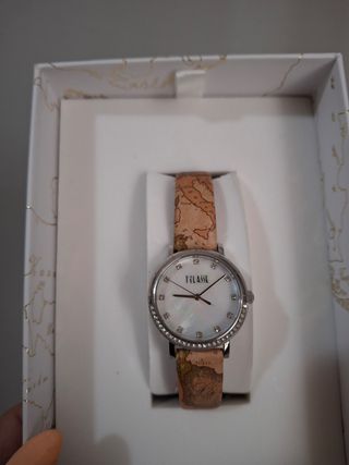 Orologio 1 Classe Donna Beige/Argento
