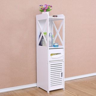 Armadietto bagno bianco