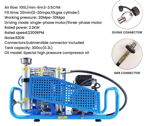 Compressor de mergulho / paintball 