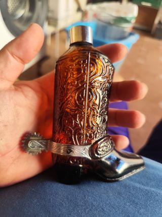Botella Perfume Bota Cowboy