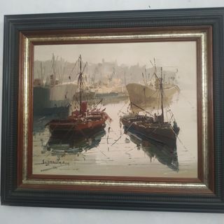 Cuadro al óleo de Antonio Segrelles 