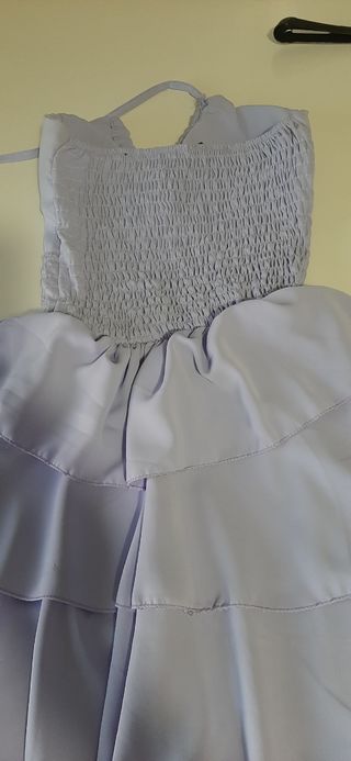 Abitino lilla con volantini