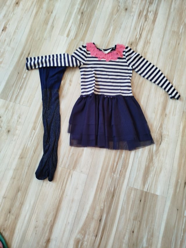 Vestido marinero T4-5 con panties