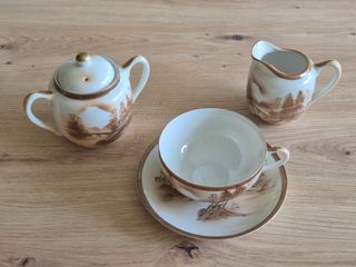 Juego té café japonés vintage Dainan Japan 50/70