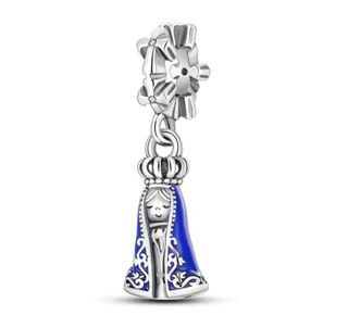 Charm Virgen María Plata pulsera Pandora collar 