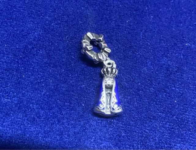 Charm Virgen María Plata pulsera Pandora collar