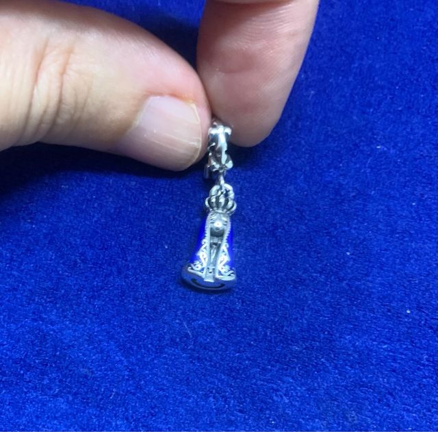 Charm Virgen María Plata pulsera Pandora collar