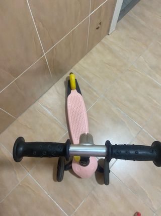 Patinete 3 Ruedas Niña Rosa