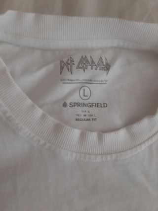 Camiseta Def Leppard Springfield Talla L