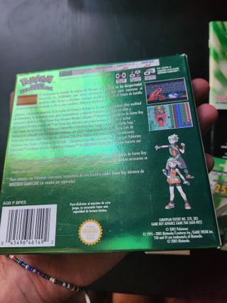 Pokémon Esmeralda Nintendo GBA RPG