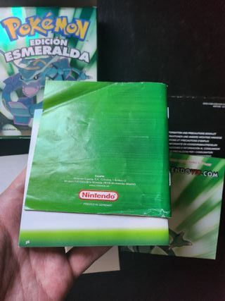 Pokémon Esmeralda Nintendo GBA RPG