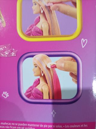 💰 - Barbie muñeca pelo extralargo accesorios