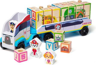 ✨ - Melissa & Doug Camión bloques madera educativo