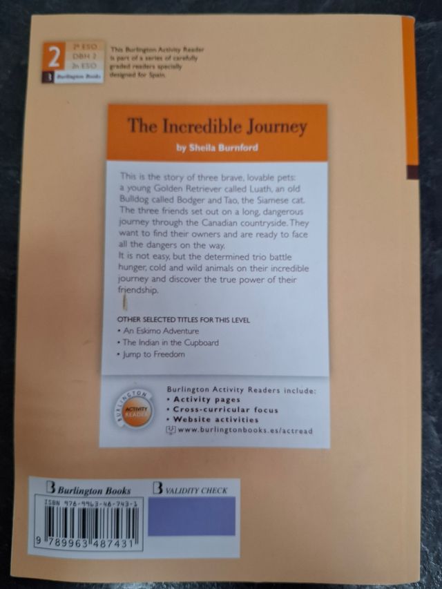 INCREIBLE JOURNEY ESO2 ACTIVITY