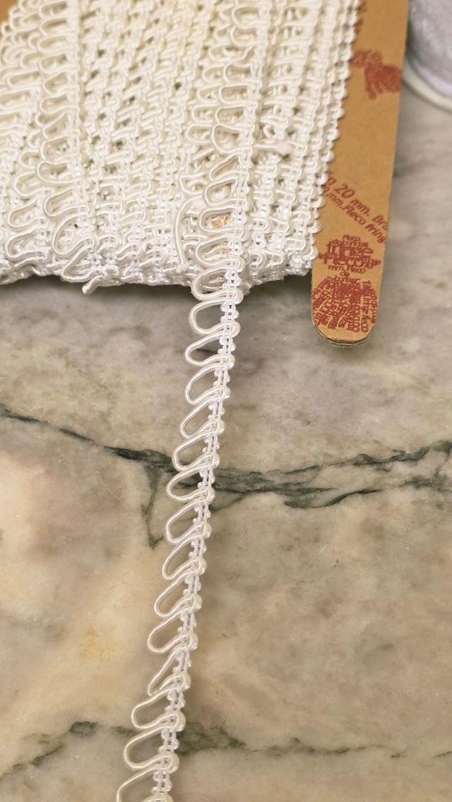 Lote Cintas de encaje y tul blanco