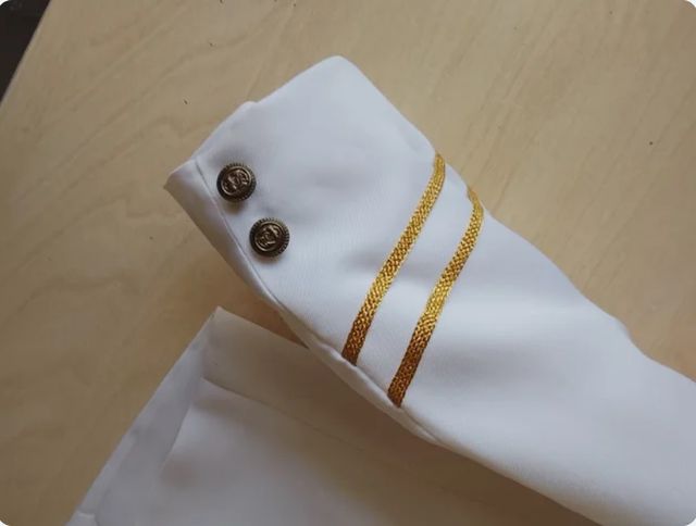 Abito da marinaio da comunione completo bianco