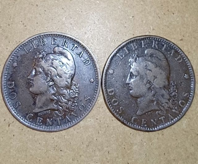 Argentina *1890* y *1891* 2 Centavos