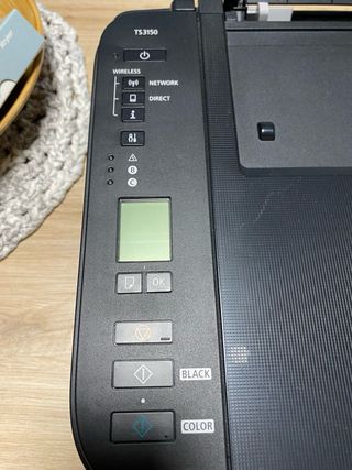 Impresora Canon TS3150 Negra (se ha usado poco)