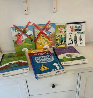 pack libros 1 ero primària, colegio Frangoal