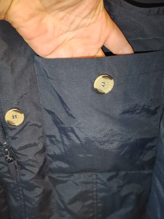 Parka uomo Play blu con cappuccio