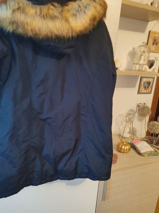 Parka uomo Play blu con cappuccio