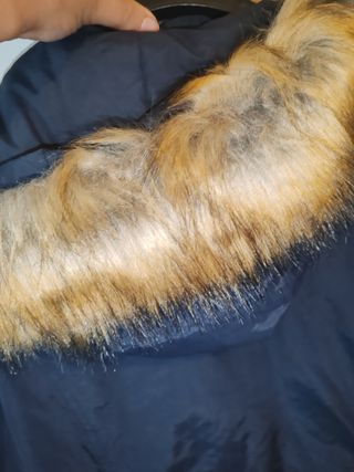 Parka uomo Play blu con cappuccio