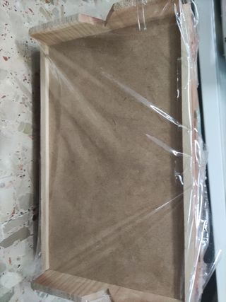 Limpiacalzado de madera