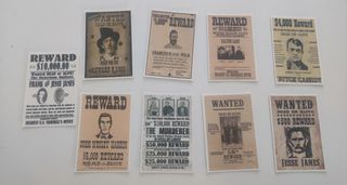 9 calendarios Wanted Far West 2014