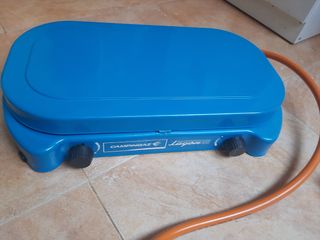 Cocina de gas Campingaz con tapa