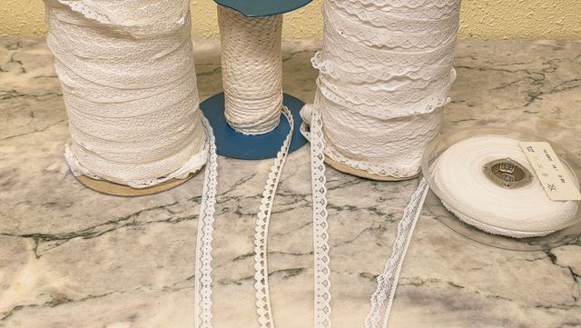 Lote Encaje blanco para manualidades15