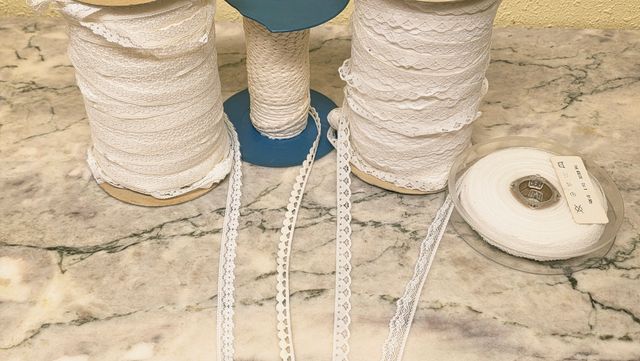 Lote Encaje blanco para manualidades15